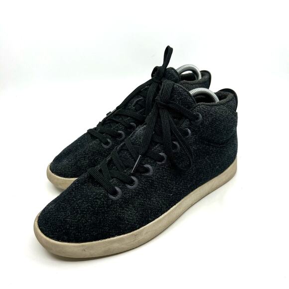Allbirds Dark Grey Wool Piper Mid Sneakers Women's 9 US - Picture 1 of 9